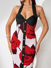 Multicolor Bandage Dress FR2637